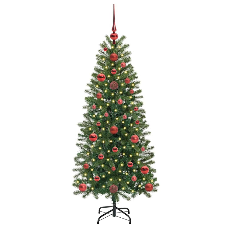 Vidaxl kunstkerstboom groen 120 cm pe en pvc
