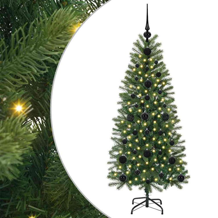 Vidaxl kunstkerstboom groen 120 cm pe en pvc