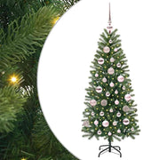 Vidaxl kunstkerstboom groen 120 cm pe en pvc - afbeelding 2