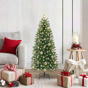 Vidaxl kunstkerstboom groen 120 cm pe en pvc - afbeelding 1