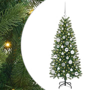 Vidaxl kunstkerstboom groen 120 cm pe en pvc - afbeelding 2