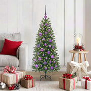 Vidaxl kunstkerstboom groen 120 cm pe en pvc - afbeelding 1