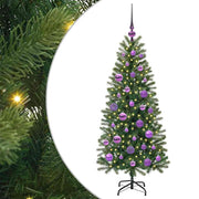 Vidaxl kunstkerstboom groen 120 cm pe en pvc - afbeelding 2
