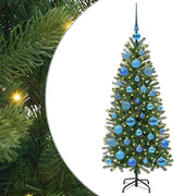 Vidaxl kunstkerstboom groen 120 cm pe en pvc - afbeelding 2