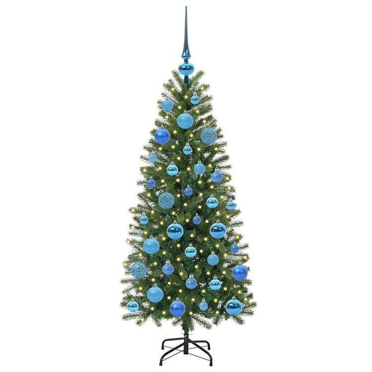 Vidaxl kunstkerstboom groen 120 cm pe en pvc