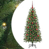 Vidaxl kunstkerstboom met 150 led met standaard groen 150 cm pe en pvc