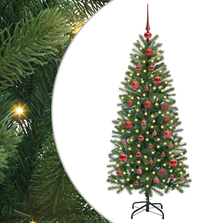 Vidaxl kunstkerstboom groen 150 cm pe en pvc