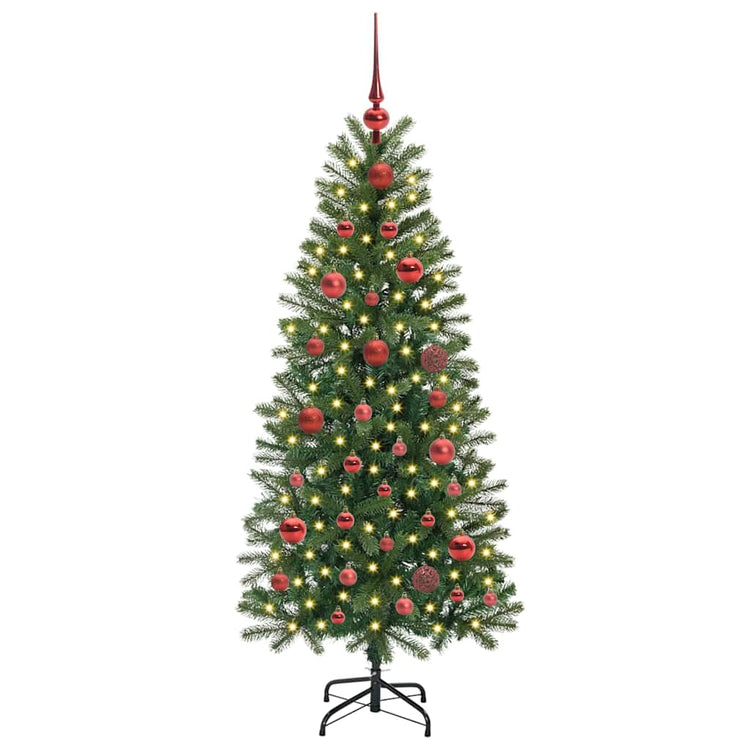 Vidaxl kunstkerstboom groen 150 cm pe en pvc