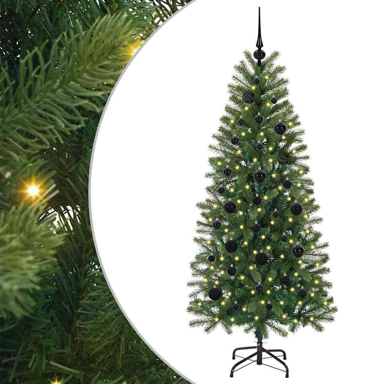 Vidaxl kunstkerstboom groen 150 cm pe en pvc
