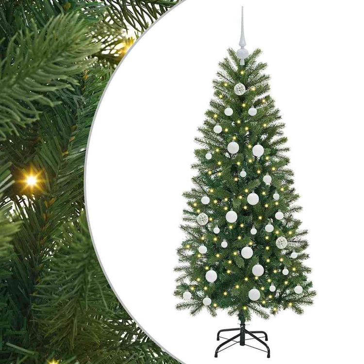 Vidaxl kunstkerstboom groen 150 cm pe en pvc