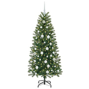 Vidaxl kunstkerstboom groen 150 cm pe en pvc - afbeelding 3