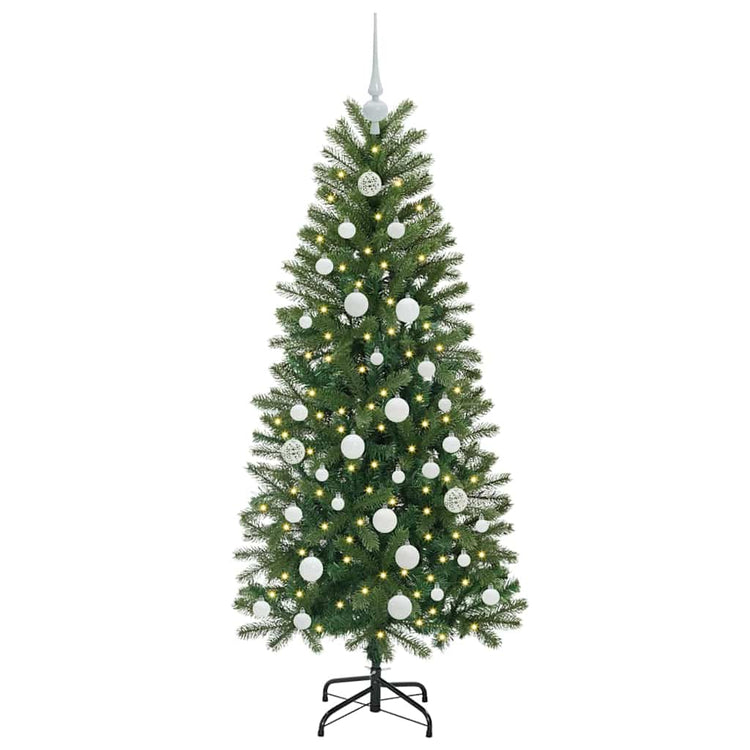 Vidaxl kunstkerstboom groen 150 cm pe en pvc