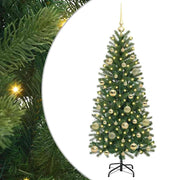 Vidaxl kunstkerstboom groen 150 cm pe en pvc - afbeelding 2