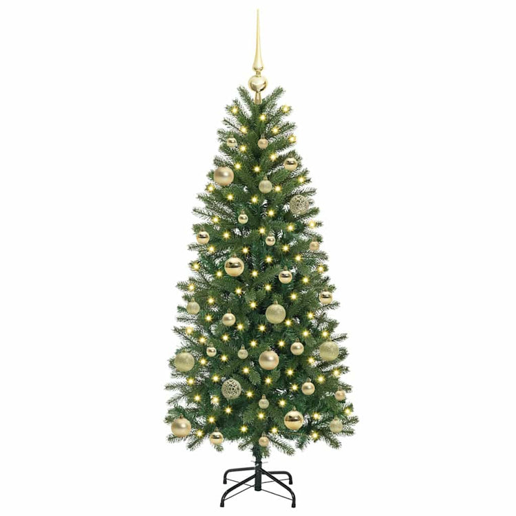 Vidaxl kunstkerstboom groen 150 cm pe en pvc