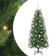 Vidaxl kunstkerstboom groen 150 cm pe en pvc - afbeelding 2