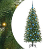 Vidaxl kunstkerstboom met 150 led met standaard groen 150 cm pe en pvc