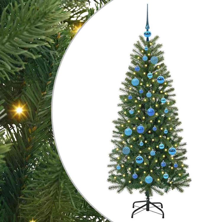 Vidaxl kunstkerstboom groen 150 cm pe en pvc