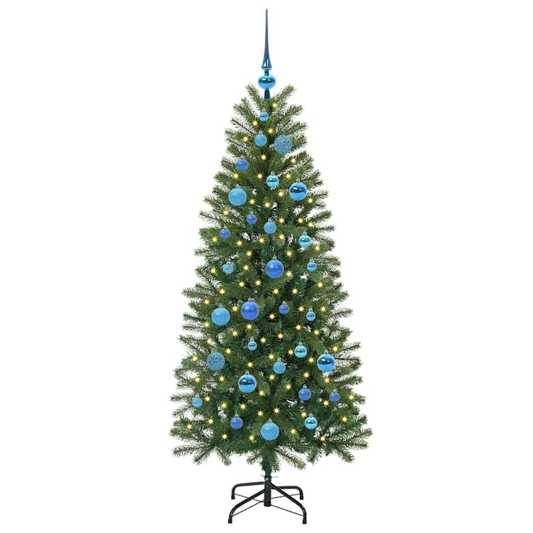 Vidaxl kunstkerstboom groen 150 cm pe en pvc