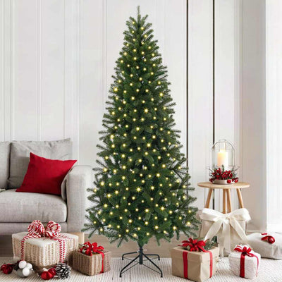 Vidaxl kunstkerstboom groen 180 cm pe en pvc