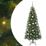 Vidaxl kunstkerstboom groen 180 cm pe en pvc - afbeelding 2