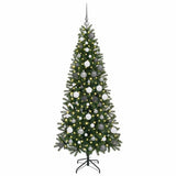 Vidaxl kunstkerstboom groen 180 cm pe en pvc - afbeelding 3