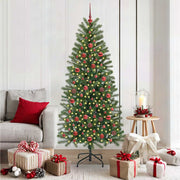 Vidaxl kunstkerstboom groen 180 cm pe en pvc - afbeelding 1