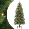 Vidaxl kunstkerstboom met 300 led met standaard groen 180 cm pe en pvc