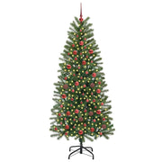 Vidaxl kunstkerstboom groen 180 cm pe en pvc - afbeelding 3