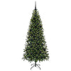 Vidaxl kunstkerstboom met 300 led met standaard groen 180 cm pe en pvc