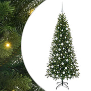 Vidaxl kunstkerstboom groen 180 cm pe en pvc - afbeelding 2