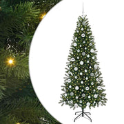 Vidaxl kunstkerstboom groen 180 cm pe en pvc - afbeelding 2