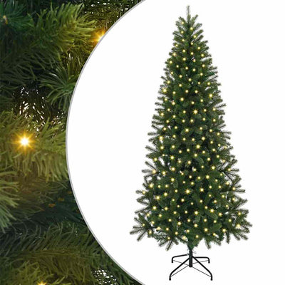 Vidaxl kunstkerstboom groen 210 cm pe en pvc