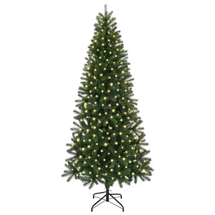 Vidaxl kunstkerstboom groen 210 cm pe en pvc