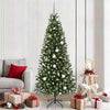 Vidaxl kunstkerstboom met 300 led met standaard groen 210 cm pe en pvc