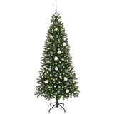 Vidaxl kunstkerstboom groen 210 cm pe en pvc - afbeelding 3