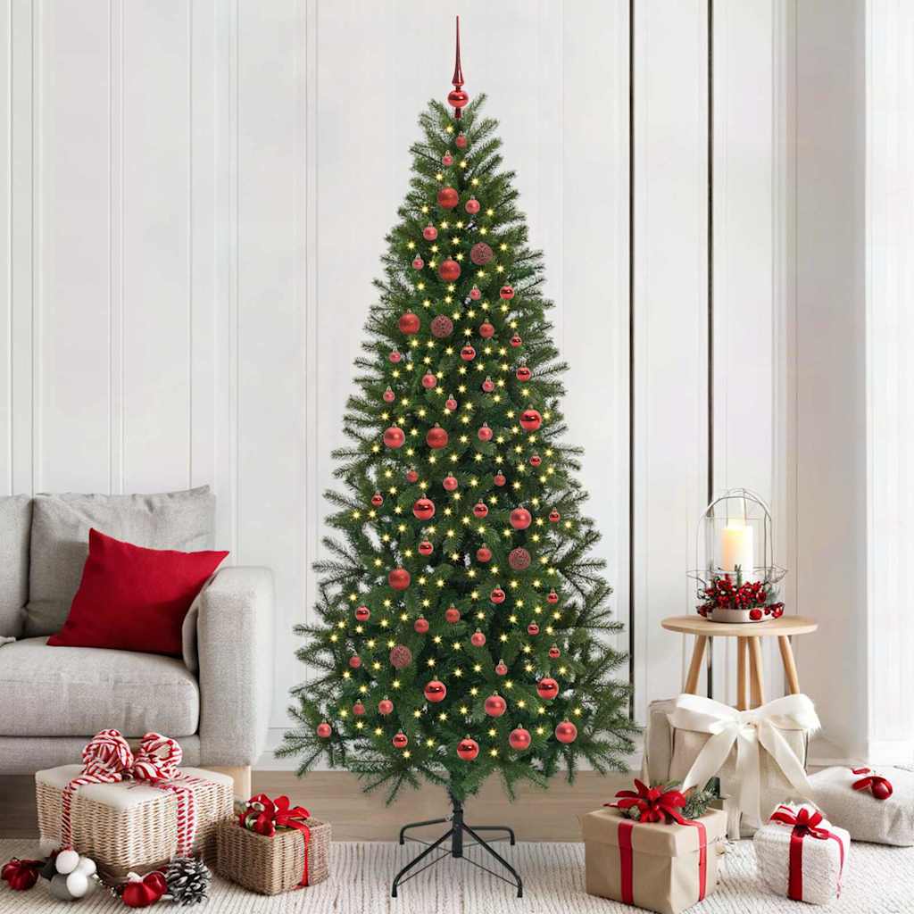 Vidaxl kunstkerstboom groen 210 cm pe en pvc