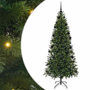 Vidaxl kunstkerstboom groen 210 cm pe en pvc - afbeelding 2