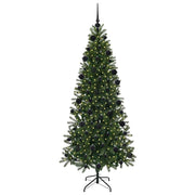 Vidaxl kunstkerstboom groen 210 cm pe en pvc - afbeelding 3