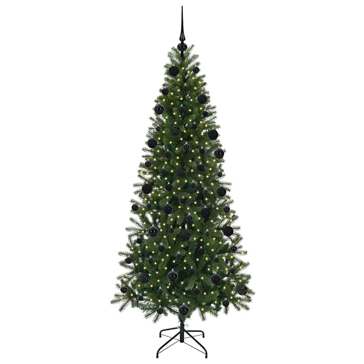Vidaxl kunstkerstboom groen 210 cm pe en pvc