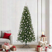 Vidaxl kunstkerstboom groen 210 cm pe en pvc - afbeelding 1