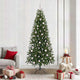 Vidaxl kunstkerstboom groen 210 cm pe en pvc