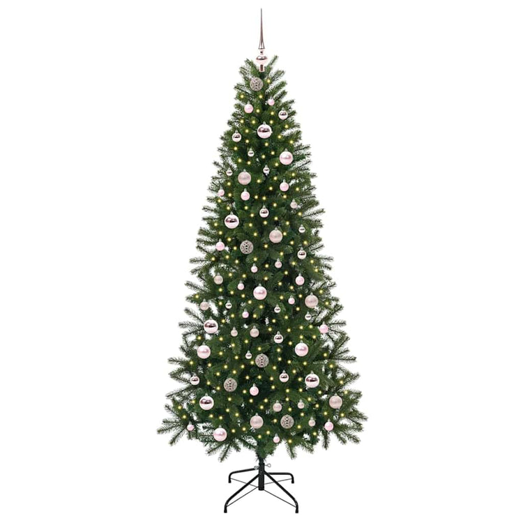 Vidaxl kunstkerstboom groen 210 cm pe en pvc