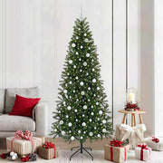 Vidaxl kunstkerstboom groen 210 cm pe en pvc - afbeelding 1