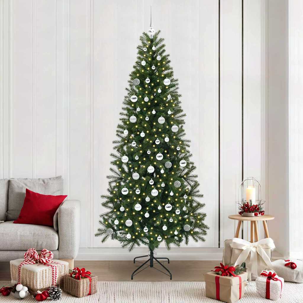Vidaxl kunstkerstboom groen 210 cm pe en pvc