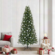 Vidaxl kunstkerstboom groen 210 cm pe en pvc - afbeelding 1