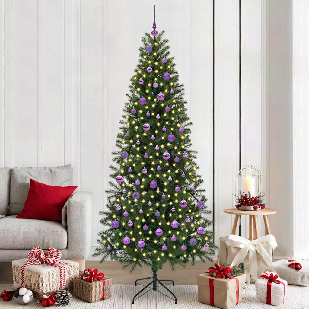 Vidaxl kunstkerstboom groen 210 cm pe en pvc