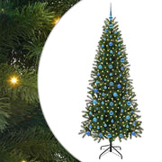 Vidaxl kunstkerstboom groen 210 cm pe en pvc - afbeelding 2