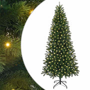 Vidaxl kunstkerstboom groen 240 cm pe en pvc - afbeelding 2