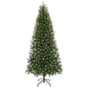 Vidaxl kunstkerstboom met 300 led met standaard groen 240 cm pe en pvc