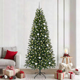 Vidaxl kunstkerstboom groen 240 cm pe en pvc - afbeelding 1